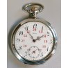 ANTICO OROLOGIO TASCA Omega ARGENTO 800 epoca ANNI 20 OLD POCKET WATCH montre