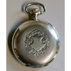 ANTICO OROLOGIO TASCA Omega ARGENTO 800 epoca ANNI 20 OLD POCKET WATCH montre