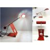LAMPADA TAVOLO Picchio Rosso DESIGN Paolo Martini FUNZIONANTE 55cm/h '70s