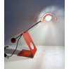 LAMPADA TAVOLO Picchio Rosso DESIGN Paolo Martini FUNZIONANTE 55cm/h '70s