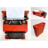 MACCHINA DA SCRIVERE OLIVETTI Valentine ROSSA PORTATILE Sottsass TYPE WRITER '70