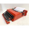 MACCHINA DA SCRIVERE OLIVETTI Valentine ROSSA PORTATILE Sottsass TYPE WRITER '70