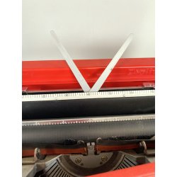 MACCHINA DA SCRIVERE OLIVETTI Valentine ROSSA PORTATILE Sottsass TYPE WRITER '70