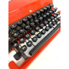 MACCHINA DA SCRIVERE OLIVETTI Valentine ROSSA PORTATILE Sottsass TYPE WRITER '70