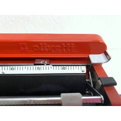 MACCHINA DA SCRIVERE OLIVETTI Valentine ROSSA PORTATILE Sottsass TYPE WRITER '70
