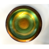 BOWL PIATTO SVUOTATASCHE DESIGN "PL Italy"  ø 33cm SMALTO GRAN FUOCO MID-CENTURY