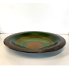 BOWL PIATTO SVUOTATASCHE DESIGN "PL Italy"  ø 33cm SMALTO GRAN FUOCO MID-CENTURY