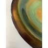 BOWL PIATTO SVUOTATASCHE DESIGN "PL Italy"  ø 33cm SMALTO GRAN FUOCO MID-CENTURY