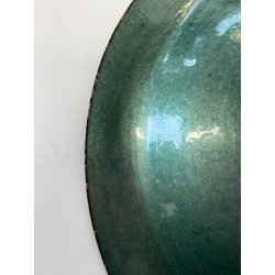 BOWL PIATTO SVUOTATASCHE DESIGN "PL Italy"  ø 33cm SMALTO GRAN FUOCO MID-CENTURY