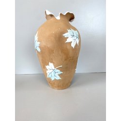 VASO ANFORA SCULTOREO CERAMICA VINTAGE POTTERY STUDIO   689 Fiamma 25 cm/h MCM