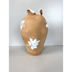 VASO ANFORA SCULTOREO CERAMICA VINTAGE POTTERY STUDIO   689 Fiamma 25 cm/h MCM