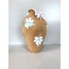 VASO ANFORA SCULTOREO CERAMICA VINTAGE POTTERY STUDIO   689 Fiamma 25 cm/h MCM