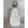 STATUINA PORCELLANA LLADRO' FIGURE BOY WHITH DOG M  7 33 ORIGINALE ANNI '70
