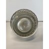 ANTICO SIFONE SELTZ BAR SELTZOGENE DOUBLE BOULE VETRO RETATO INTEGRO ART NOUVEAU