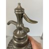 ANTICO SIFONE SELTZ BAR SELTZOGENE DOUBLE BOULE VETRO RETATO INTEGRO ART NOUVEAU