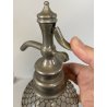 ANTICO SIFONE SELTZ BAR SELTZOGENE DOUBLE BOULE VETRO RETATO INTEGRO ART NOUVEAU