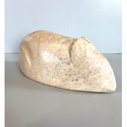 SCULTURA ZOOMORFA Riet de Klerk PIETRA NATURALE LEVIGATA FIGURA ANIMALE '900