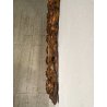 ANTICA GRANDE SPECCHIERA BAROCCA CORNICE LEGNO FOGLIA ORO DECORO RICCIOLO s 1900