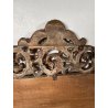 ANTICA GRANDE SPECCHIERA BAROCCA CORNICE LEGNO FOGLIA ORO DECORO RICCIOLO s 1900