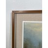 QUADRO dipinto PAESAGGIO olio tela "Pascoli" FERIOLO LAGO MAGGIORE PIEMONTE 1985