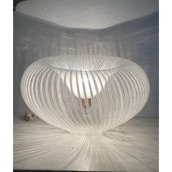 LAMPADA TAVOLO DESIGN Lino Tagliapietra LA MURRINA VETRO SOFFIATO MURANO ø 40cm