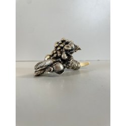 PICCOLA CORNUCOPIA Argentieri Magrino SIMBOLO di PROSPERITA LAMINATO ARGENTO 925