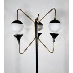 LAMPADA DA TERRA STILNOVO PIANTANA ANNI 50 DESIGN FLOOR LAMP VINTAGE MARMO LIGHT