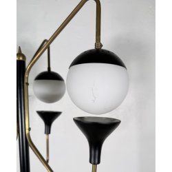 LAMPADA DA TERRA STILNOVO PIANTANA ANNI 50 DESIGN FLOOR LAMP VINTAGE MARMO LIGHT