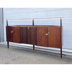 CREDENZA DESIGN Sergio Cobolli Gigli ANNI 50 PERMANENTE CANTÙ VETRO LEGNO MARMO