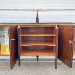 CREDENZA DESIGN Sergio Cobolli Gigli ANNI 50 PERMANENTE CANTÙ VETRO LEGNO MARMO