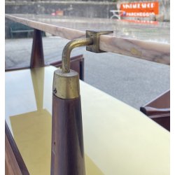 CREDENZA DESIGN Sergio Cobolli Gigli ANNI 50 PERMANENTE CANTÙ VETRO LEGNO MARMO