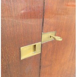CREDENZA DESIGN Sergio Cobolli Gigli ANNI 50 PERMANENTE CANTÙ VETRO LEGNO MARMO