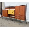 CREDENZA DESIGN Silvio Cavatorta ANNI 50 LEGNO FRASSINO LIBRERIA VINTAGE BAR