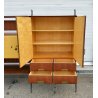 CREDENZA DESIGN Silvio Cavatorta ANNI 50 LEGNO FRASSINO LIBRERIA VINTAGE BAR