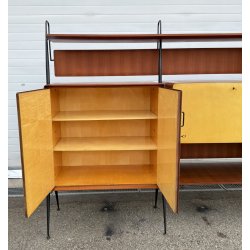 CREDENZA DESIGN Silvio Cavatorta ANNI 50 LEGNO FRASSINO LIBRERIA VINTAGE BAR