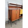 CREDENZA DESIGN Silvio Cavatorta ANNI 50 LEGNO FRASSINO LIBRERIA VINTAGE BAR