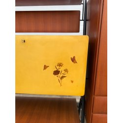 CREDENZA DESIGN Silvio Cavatorta ANNI 50 LEGNO FRASSINO LIBRERIA VINTAGE BAR