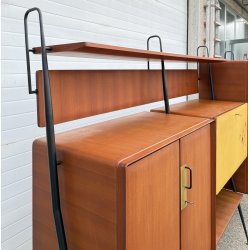 CREDENZA DESIGN Silvio Cavatorta ANNI 50 LEGNO FRASSINO LIBRERIA VINTAGE BAR