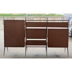CREDENZA DESIGN Silvio Cavatorta ANNI 50 LEGNO FRASSINO LIBRERIA VINTAGE BAR