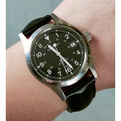 HAMILTON Khaki Field Automatic 000093 OROLOGIO POLSO anni 2000 VINTAGE WATCH
