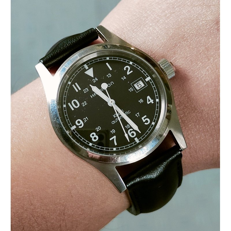 HAMILTON Khaki Field Automatic 000093 OROLOGIO POLSO anni 2000 VINTAGE WATCH