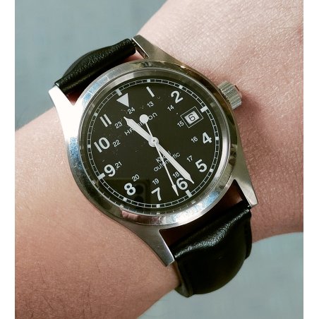 HAMILTON Khaki Field Automatic 000093 OROLOGIO POLSO anni 2000 VINTAGE WATCH