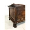 ANTICA CASSAPANCA 1700 LEGNO PLANCE NOCE MASSELLO SCOLPITA EPOCA PANCA BAULE