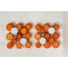 COPPIA APPLIQUE DESIGN ATTR. Gino Vistosi VINTAGE VETRO LAMPADA PARETE GLASS
