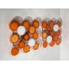 COPPIA APPLIQUE DESIGN ATTR. Gino Vistosi VINTAGE VETRO LAMPADA PARETE GLASS