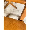 SET 6 SEDIA PIEGHEVOLI DESIGN ANNI 60/70 CHAIR LEGNO MID CENTURY SALVASPAZIO
