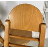 SET 6 SEDIA PIEGHEVOLI DESIGN ANNI 60/70 CHAIR LEGNO MID CENTURY SALVASPAZIO