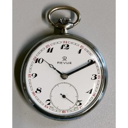 ANTICO OROLOGIO DA TASCA Revue cal. 781 anni 40 OLD POCKET WATCH Montre de Poche