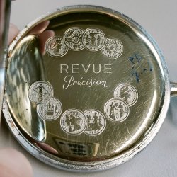 ANTICO OROLOGIO DA TASCA Revue cal. 781 anni 40 OLD POCKET WATCH Montre de Poche