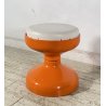 SGABELLO Rocchetto DESIGN Achille Castiglioni ANNI 70 Kartell PLASTICA LUCIDA
